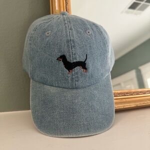 Preppy-  Denim -  Summer Camp -  Dog Baseball Hat | NWT Adjustable + Cotton